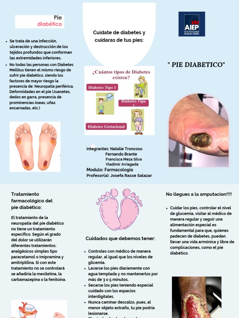Pie Diabeticos (Tamaño Original) Descargar gratis PDF Diabetes