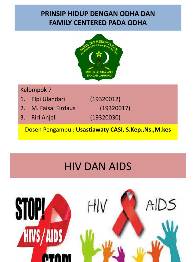 Prinsip Hidup Sehat bagi ODHA | PDF
