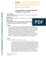 Enhancing Coparenting, Parenting, and Child Self-Regulation: Effects of Family Foundations 1 Year After Birth