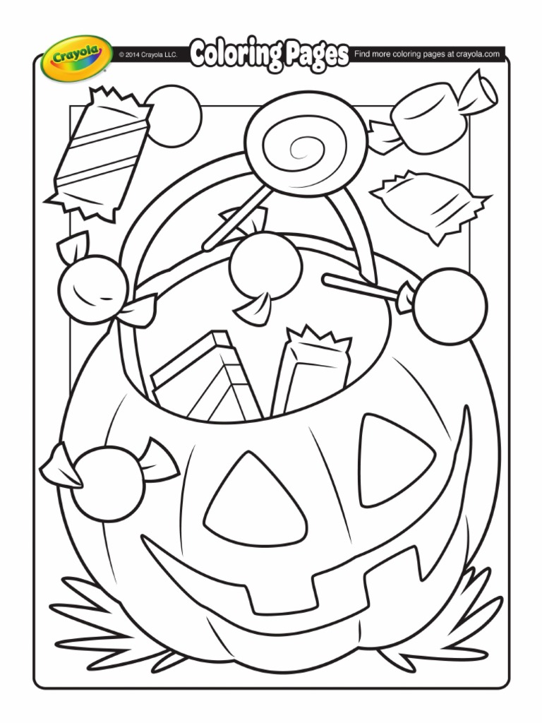 Crayola Coloring Holiday Halloween Candy (HalloweenCandyOrange) PDF