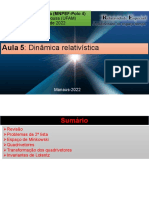 aula 5 (dinamica relativiística)