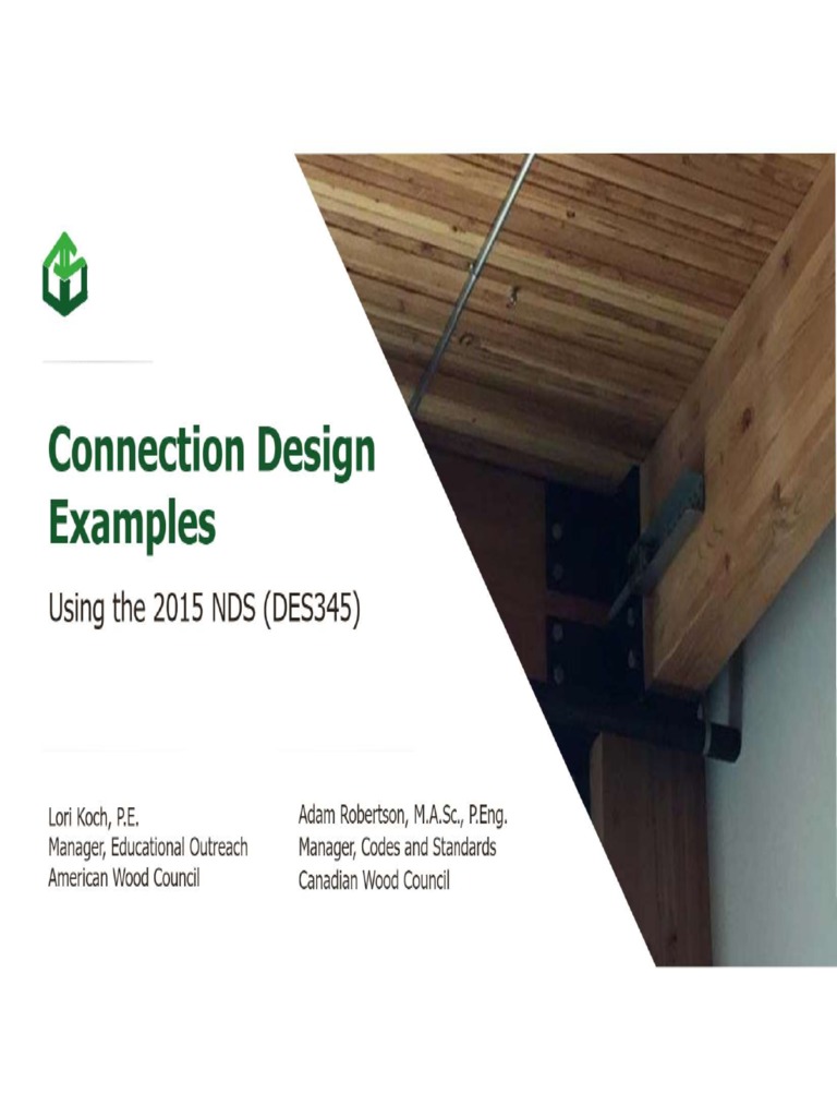 Conection Design Examples NDS2015 | PDF