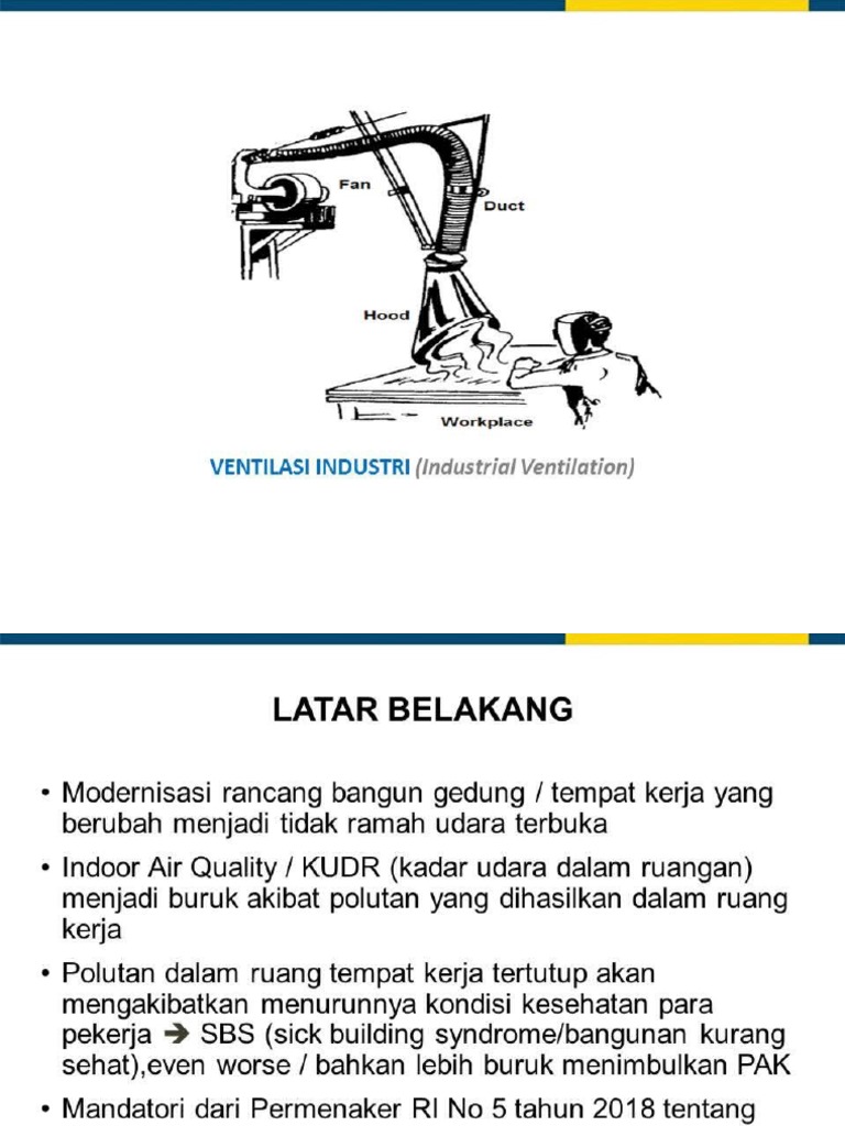 004 - Ventilasi Industri - Presentasi | PDF