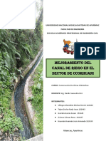 Canal Parshall en Apurímac