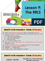 PR1 L9 L10 RRLS Approches&Process