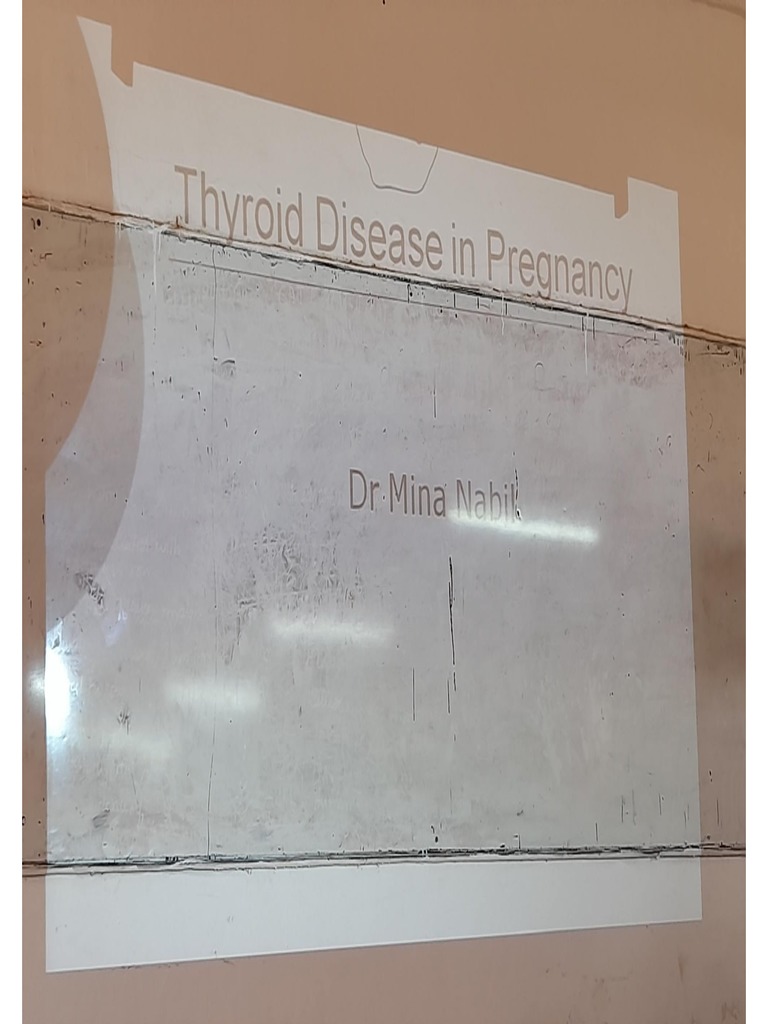 Thyroid diseases in pregnancy pdf