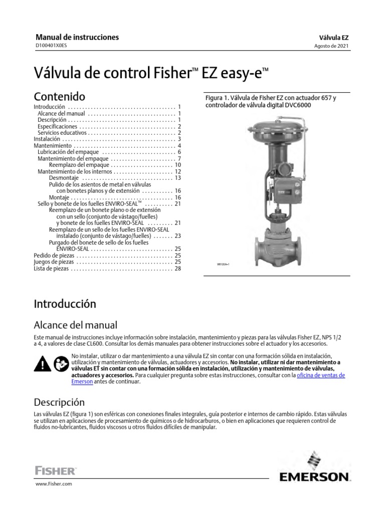Válvula de Control Fisher Ez Easy e Fisher Ez Easy e Control Valve