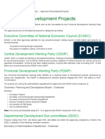Approval of Development Projects - Planning & Development Board