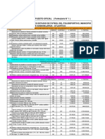 Presupuesto Adecuaciones Estadio de Futbol