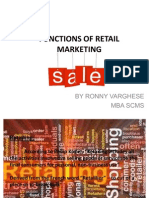 Functions of Retail Marketing