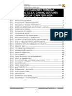 Especificaciones Técnicas