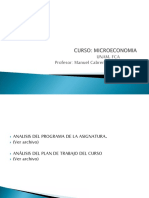 Tema 1 Curso Microeconomía Diapositivas 1-77