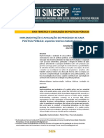 Artigo Implementação e Avaliação de Processo de Uma PP - Apectos Teórico-medológicos