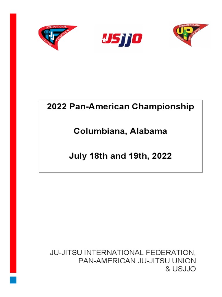 PanAmericans 2022 Campeonato Panamericano de 2022 PDF Sports Jujutsu
