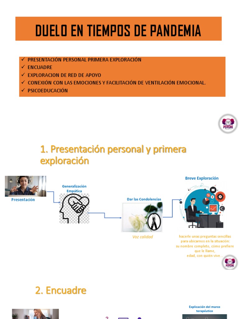 Duelo y Apoyo Emocional en Pandemia | PDF | Las emociones | Dolor
