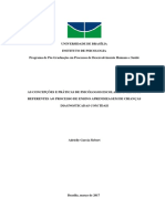 Concepções de psicólogos sobre TDAH na aprendizagem