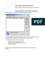 Configuration of Ethernet Module Using Tibbo Software