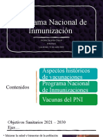 Programa Nacional de Inmunización: Nicolás Dazarola Chacón Enfermero Los Andes, 13 de Junio 2022