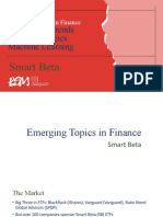 Emerging Topics Finance 2 - Smart Beta