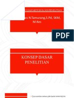 Konsep Dasar Penelitian