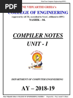 Compiler Design Notes