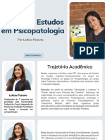 Grupo de Estudos em Psicopatologia: Por Letícia Peixoto