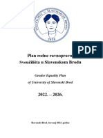 Plan Rodne Ravnopravnosti Unisb 2022-2026