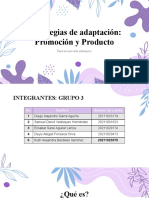 Estrategias de Adaptación de Promoción y Producto para Un Mercado Extranjero