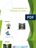 Instrumentos de medição de vazão: tubo de Pitot e pressão diferencial