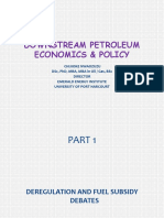 Downstream Petroleum Economics Premium Format 1