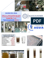 Clases 7 y 8 Calidad Del Agua, Cont. Tema 6.2