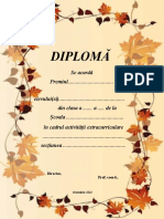 Diploma - Toamna