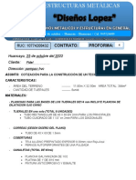 Acombamba Cotizacion Parabolico - Diseños Lopez Acobamba Huancavelica