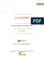 La Lignine: Note de Synthèse (22 Novembre 2010)