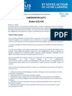 2022 10 - CDI LABORANTIN - Lactalis Rodez
