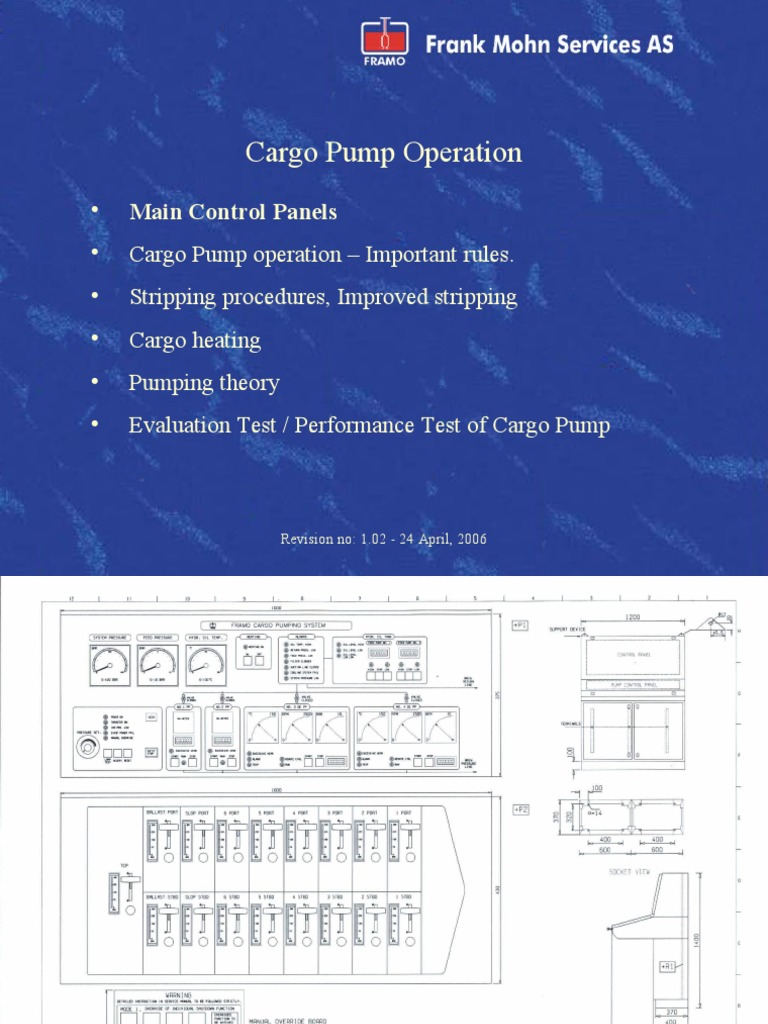 Cargo Pump Operation and Stripping Guide | PDF | Pump | Valve