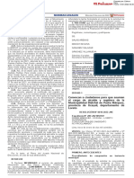 Resolucion #0010 - 2022 - Jne, Convocan Ciuydadanos MD Padres Marquez (19.01.2022)