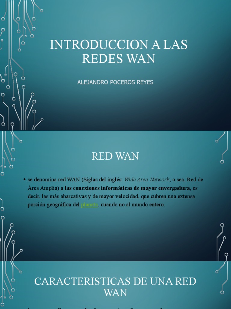 Introduccion A Las Redes Wan | PDF | Red de área amplia | Modo de ...