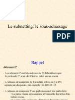 Adressage IP cours