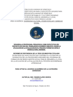 Desarrollo Profesional Pedagogica. Ramon Alirio Cepci 2022