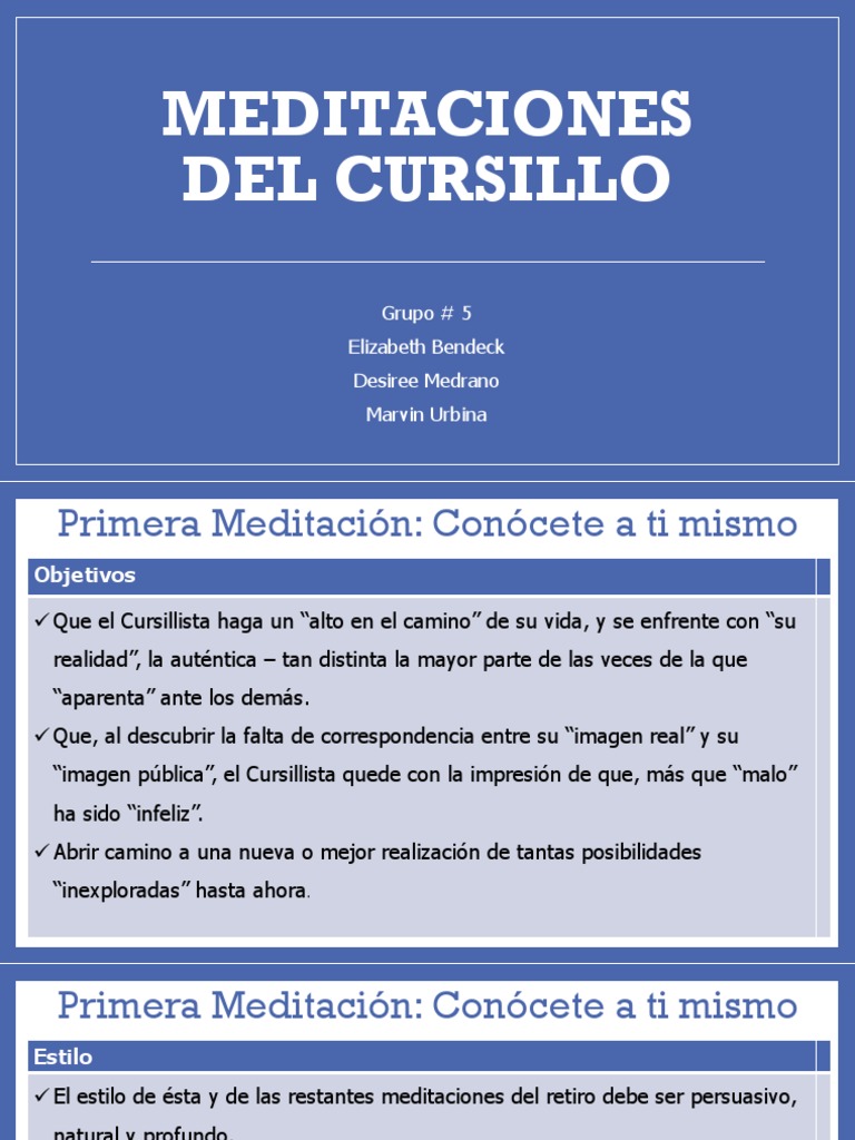 Meditaciones del Cursillo: Autenticidad y Cristo | PDF | Jesús | Cristo ...