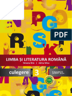 Culegere - Limba Romana - Clasa 3