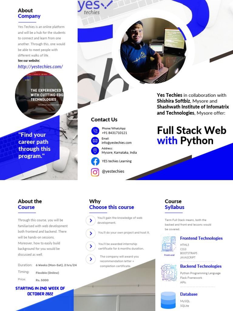 Learn Full Stack Web Development with Python: An Online Course for ...
