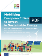 Mobilising European Citizens To Invest in Sustainable Energy