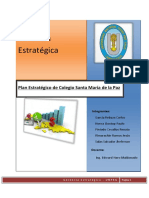 Plan Estrategico de Colegio Santa Maria