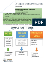 Past Simple - Resumen de Los Verbos 3º Primaria