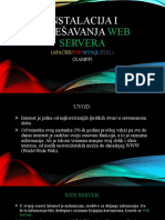 Instalacija I Podešavanja Web Servera