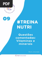Caderno de questões - Vitaminas e minerais - sem gabarito