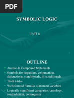 Unit 6 - Symbolic Logic