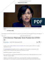 CDC Director Walensky Tests Positive For COVID-19